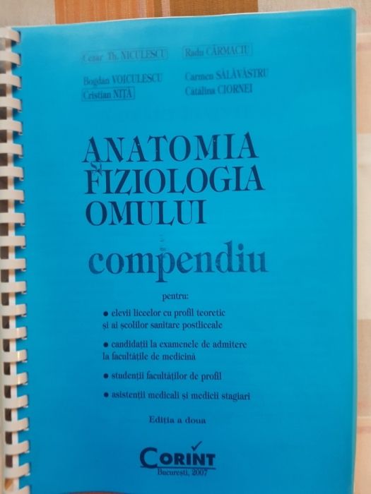 Compendiu Anatomia si fiziologia omului