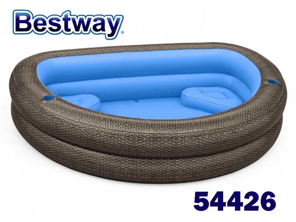 Басейн надуваем ратан, 231x178x53см, 575л., Bestway 54426 Truprint