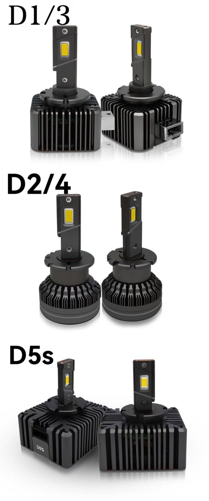 Лед крушки D1s и D2s D3s - директен монтаж