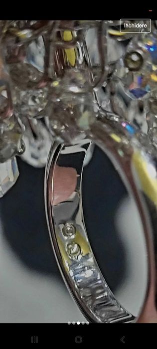 Inel cocktail Swarovski