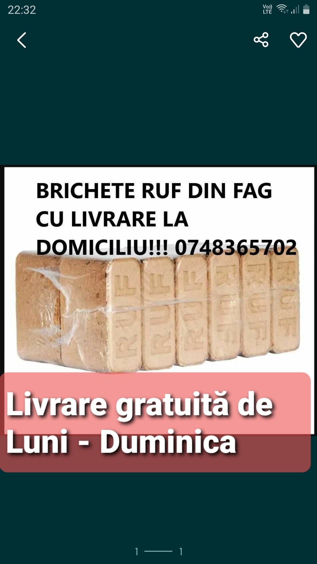 Brichete RUF cu livrare la domiciliu!!!