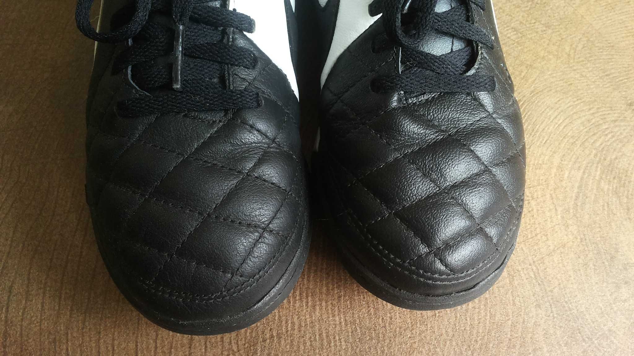 NIKE TIEMPO Leather Football EUR 36,5 /UK4 стоножки за футбол 226-14-S