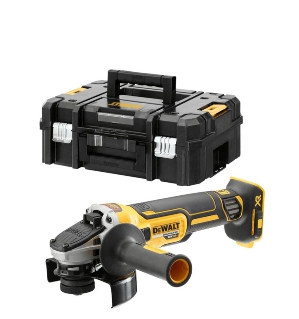 Акумулаторен Ъглошлайф Dewalt DCG405NT/18V с Куфар