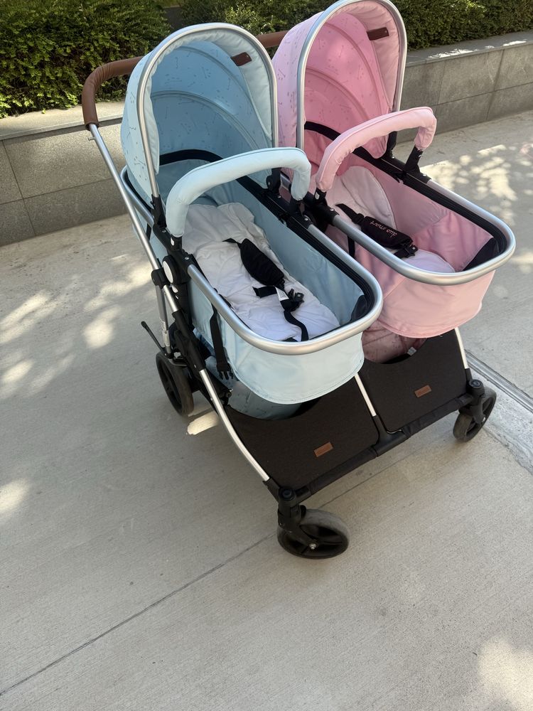 Бебешка количка за близнаци Chipolino duo smart