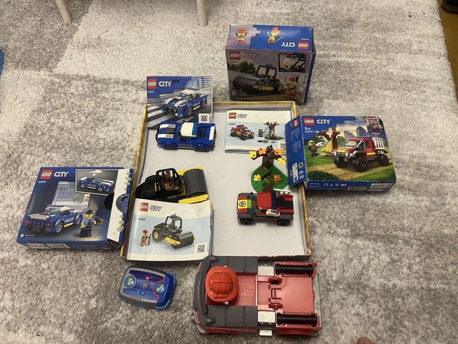 Lego 3 броя + пожарна Пес патрул с дистанционно