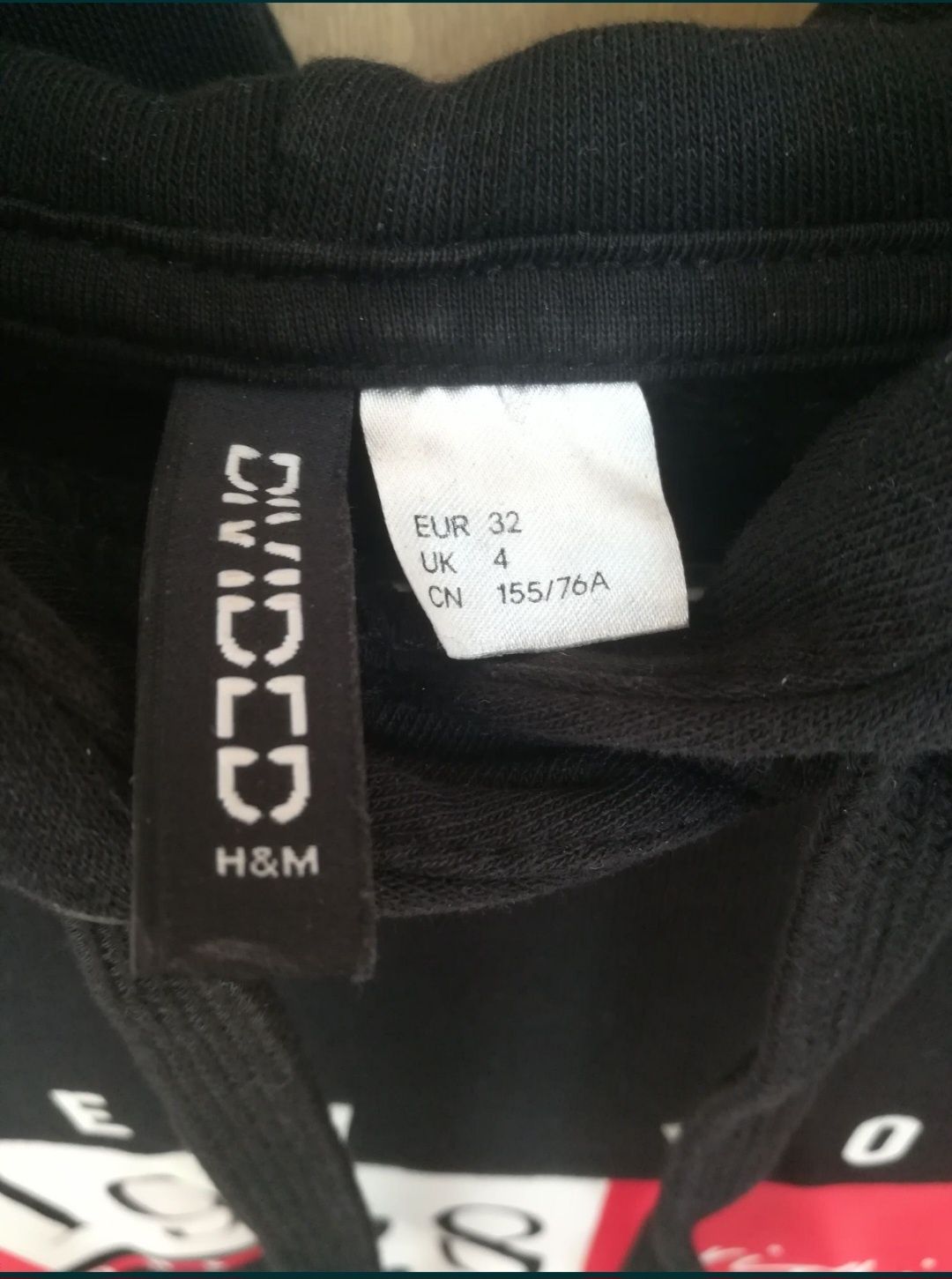 Худи черное от h&m