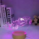 Нощна 3D LED лампа F1