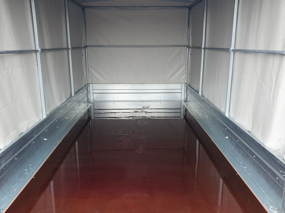 Remorca Repo QED cu Prelata L3x1l,6xh1,5m 750kg