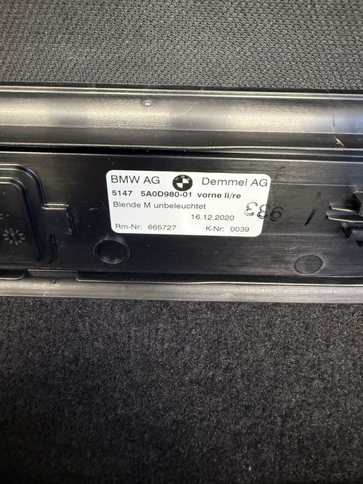 Ornament prag M BMW G32 seria 6