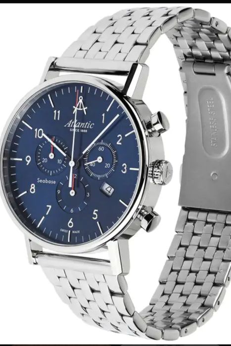 Щвейцарские часы Atlantic seabase оригинал 100%