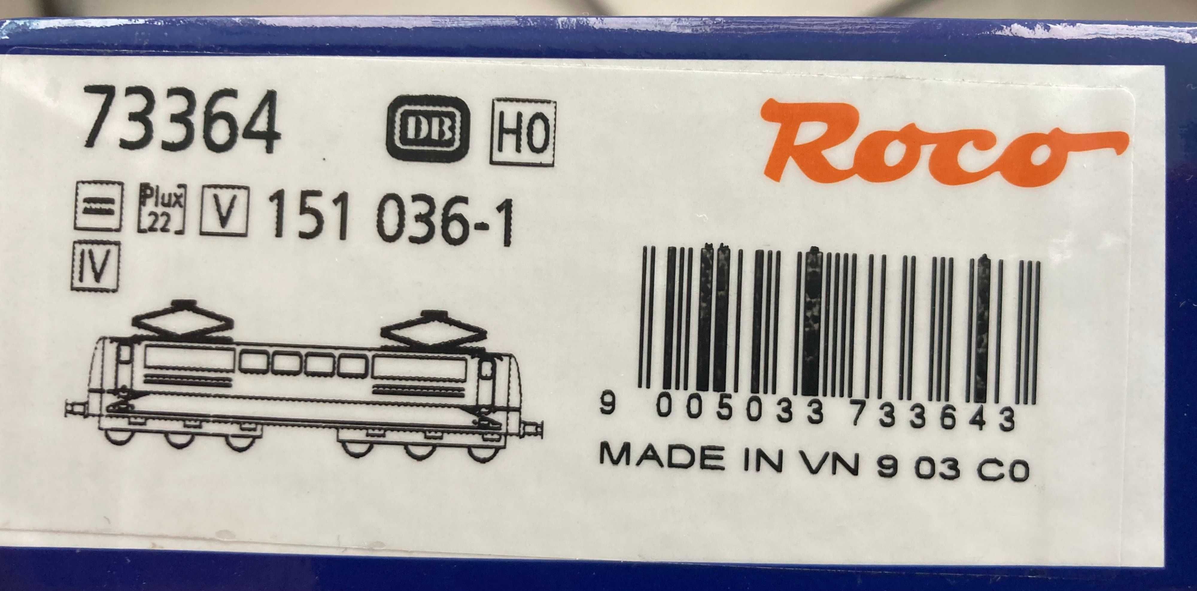 Locomotiva Roco, DB 151 036-1  (H0, 1:87)(Piko, Trix)
