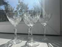 Set 5 pahare din cristal micute lichior impecabile