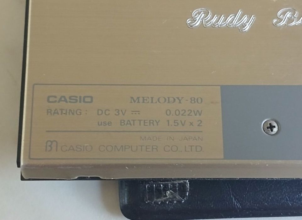 Casio Melody 80, calculator, ceas, sintetizator, Made in Japan.
