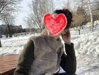 Полу пальто  с натуральный мехом кролик
