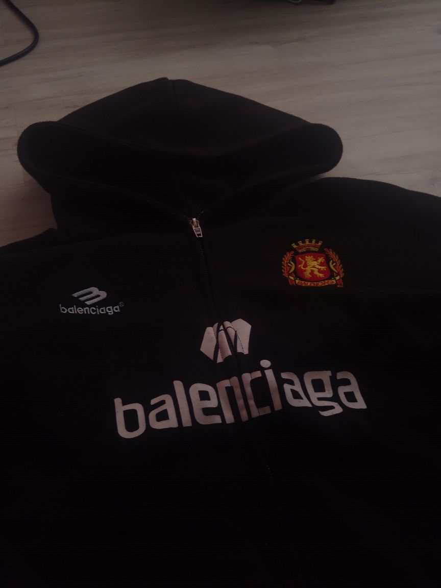 Balenciaga soccer tokyo zip hoodie