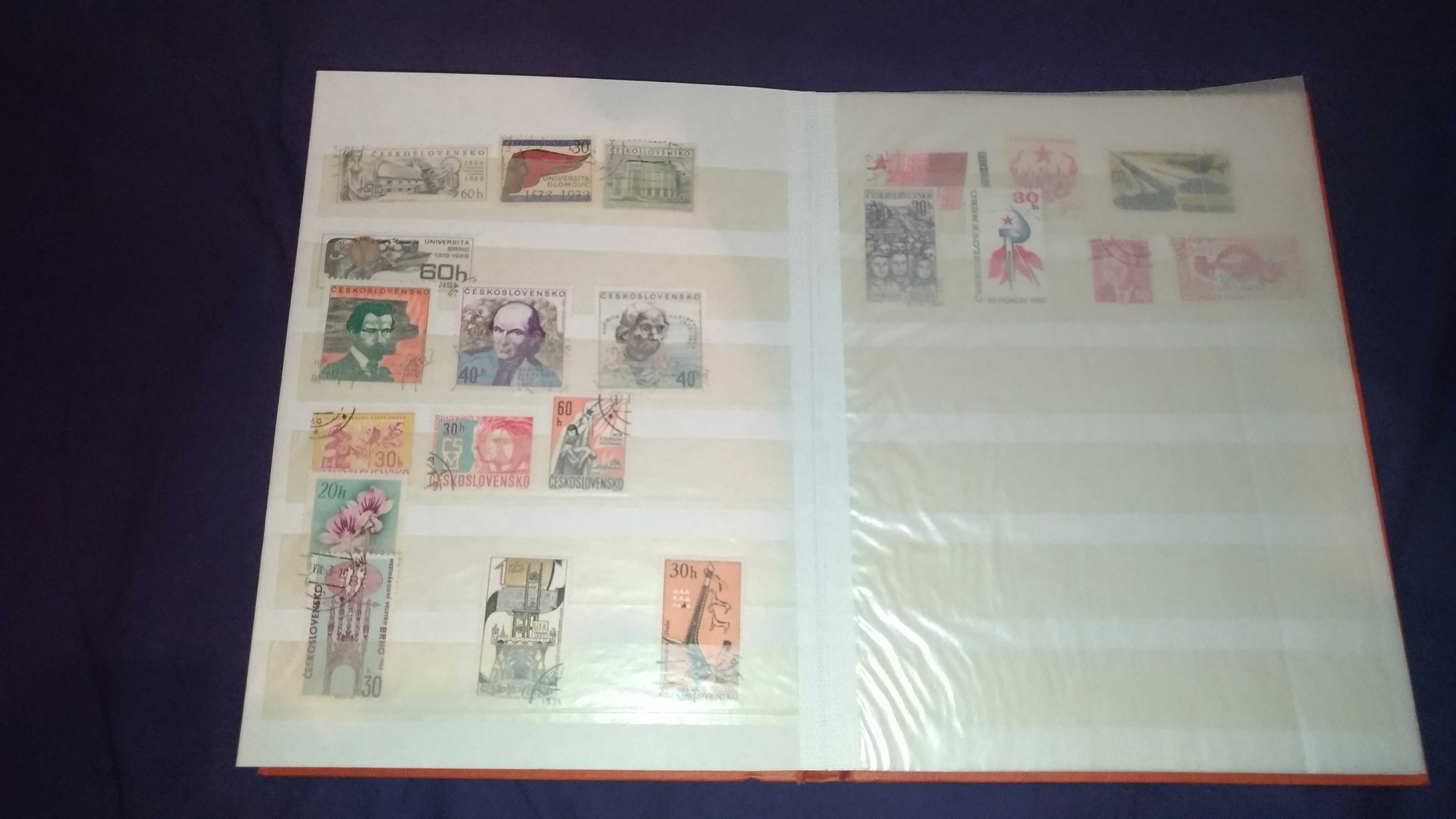 Clasor timbre Cehoslovakia - vechi anii 50 - 60