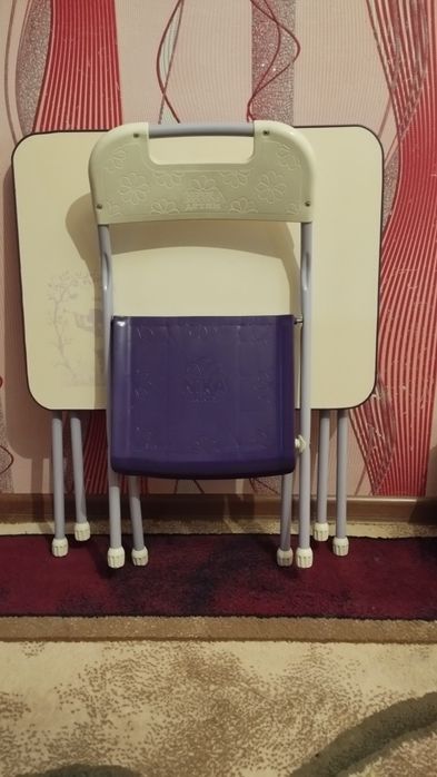 Продается детский стол и стул, б/у