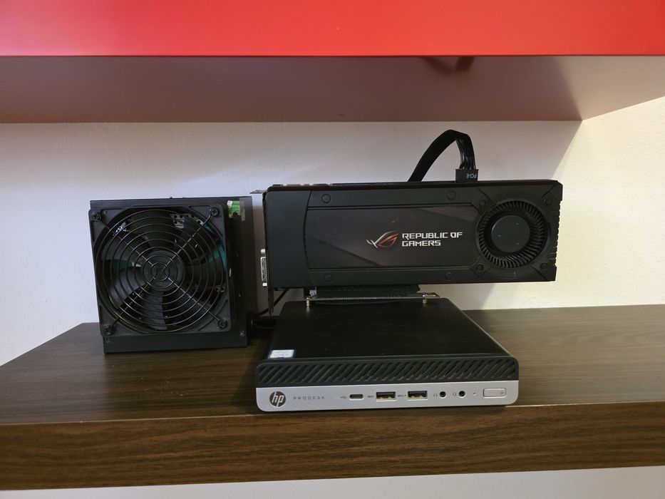 HP ProDesk 600 G4 modat pentru Gaming + Gtx 1070 8Gb