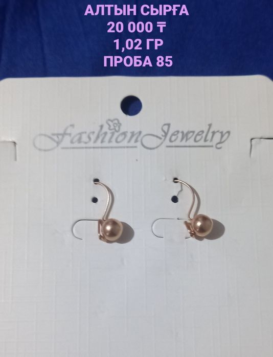 Алтын сырға және аксесуарлар