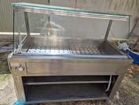 Vitrina calda si rece, vitrina expunere, bain Marie la 220v