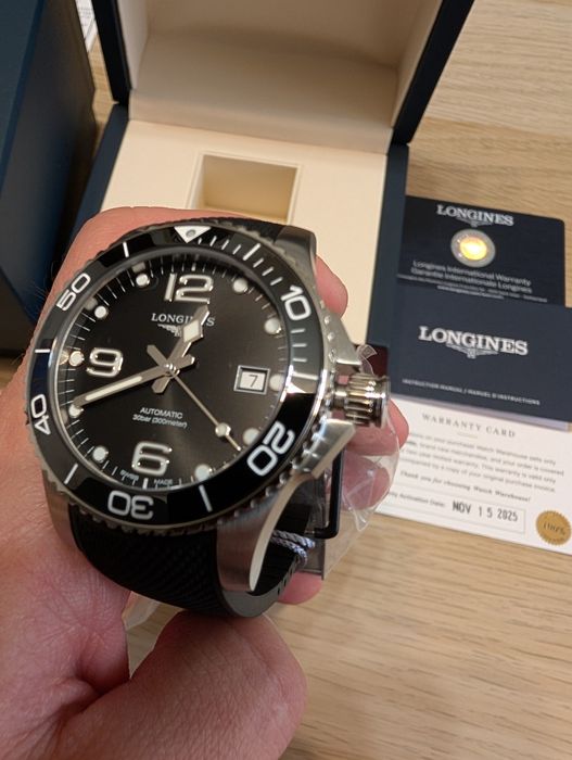 Longines Hydroconquest 39mm nou full box