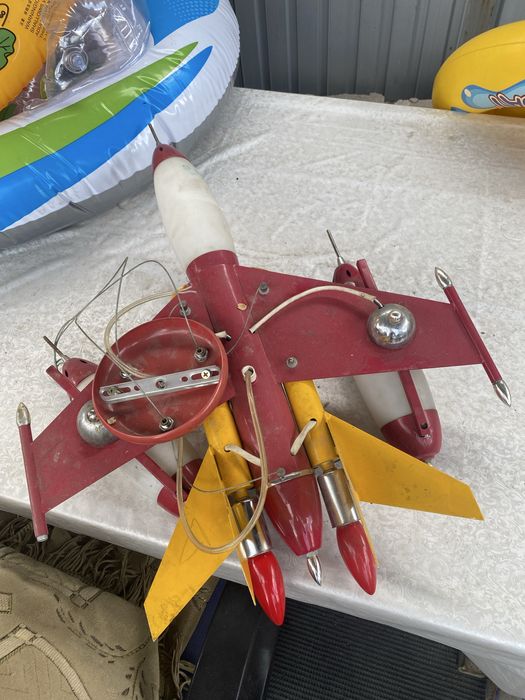 Самолет люстра детская