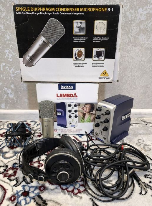 OVOZ YOZISH STUDIO jihozlari sotiladi