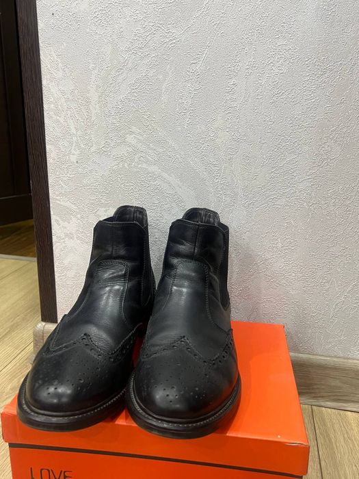 Мужские кожанные ботинки