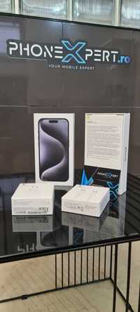 Apple iPhone 15 Pro 128GB Blue Titanium id 452 Nou