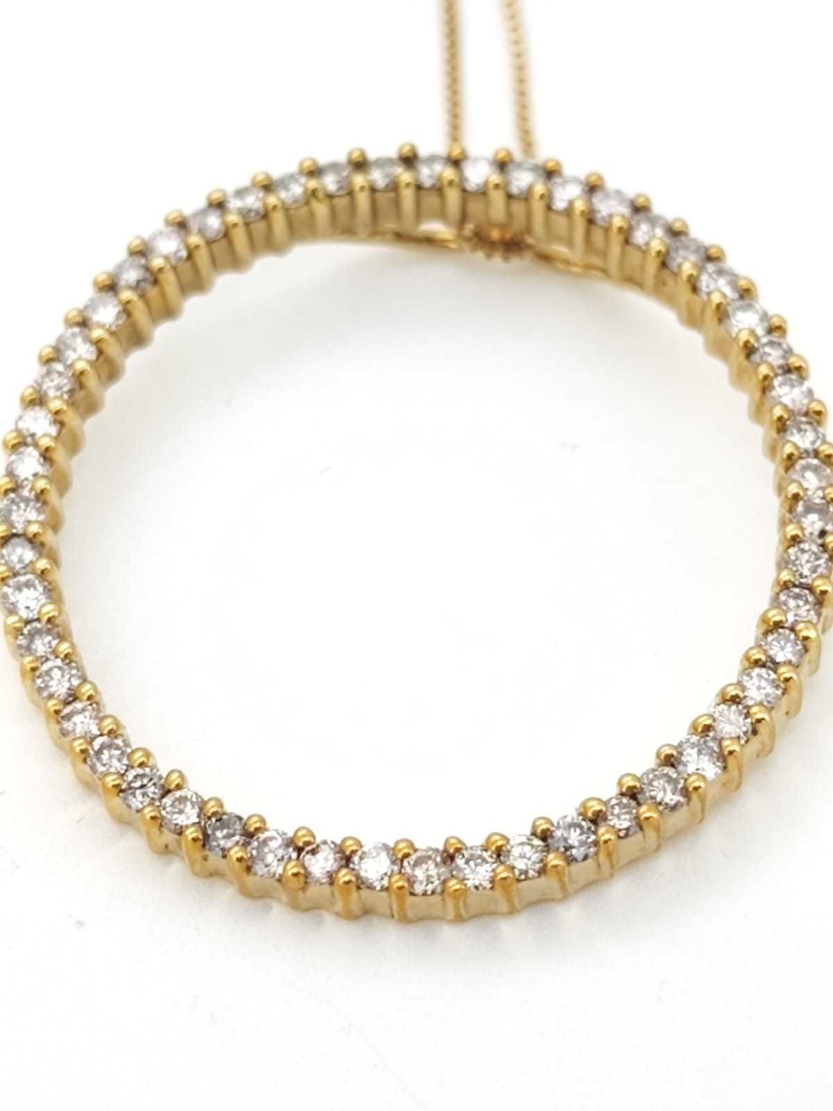 Colier cu diamante Circle of life 1.ct