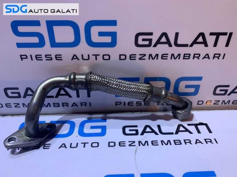 Teava Conducta Retur Ulei Turbo Turbina Tubosuflanta Audi A4 B6 1.9 TDI 74KW 101CP AVB AWX AVF BKE 2001 - 2005 Cod 028145738AH