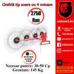 Grebla tip paianjen latime lucru 1,8 m grebla tip soare noi Agramix
