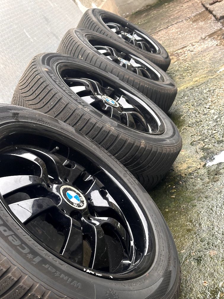 Jante BMW R16 cu Cauciucuri Hancook Iarna 205/55