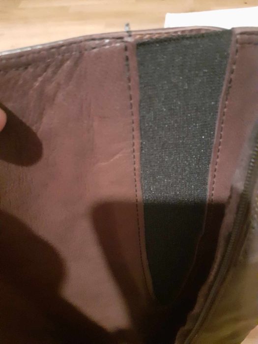 Cizme din piele maro