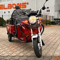 Triciclu electric cu benă -  ELBONS Kuba Eco Pikap, fără permis