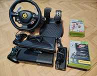 Xbox 360 kinect,volan ferrari cu pedale,jocuri 15+,alte jocuri