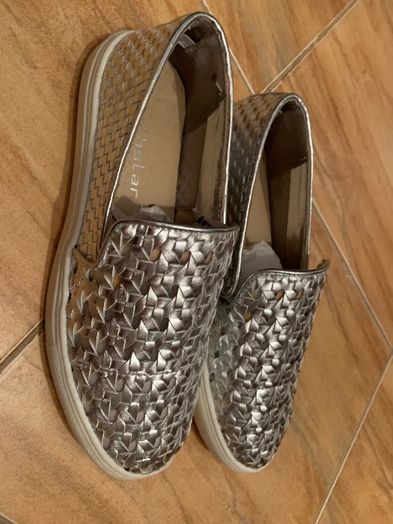 Pantofi vara argintii
