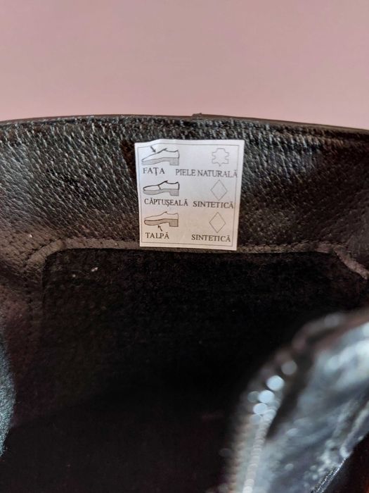 Ghete dama piele naturala 38 Moda Lux