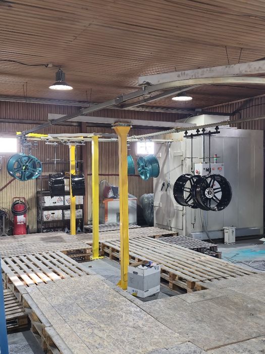 Instalație vopsit jante