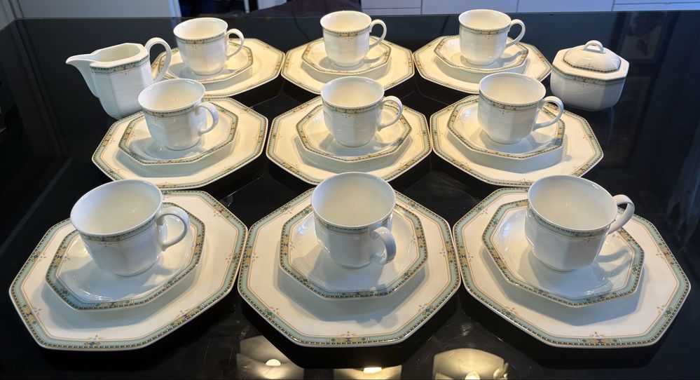 Костен порцеланов винтидж сервиз на Villeroy&Boch Heinrich Navajo