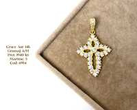 (6954) Cruce Aur 14k 6,93g FB Bijoux Euro Gold Galati,280 lei gr