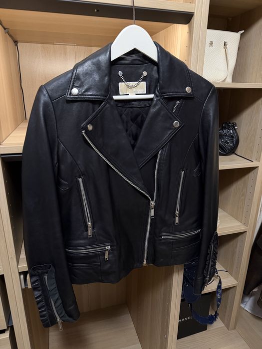 Geaca de piele Michael Kors