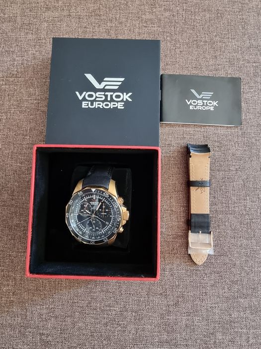 Ceas Vostok Europe N1 Rocket Cronograph Rose Gold Limited Edition