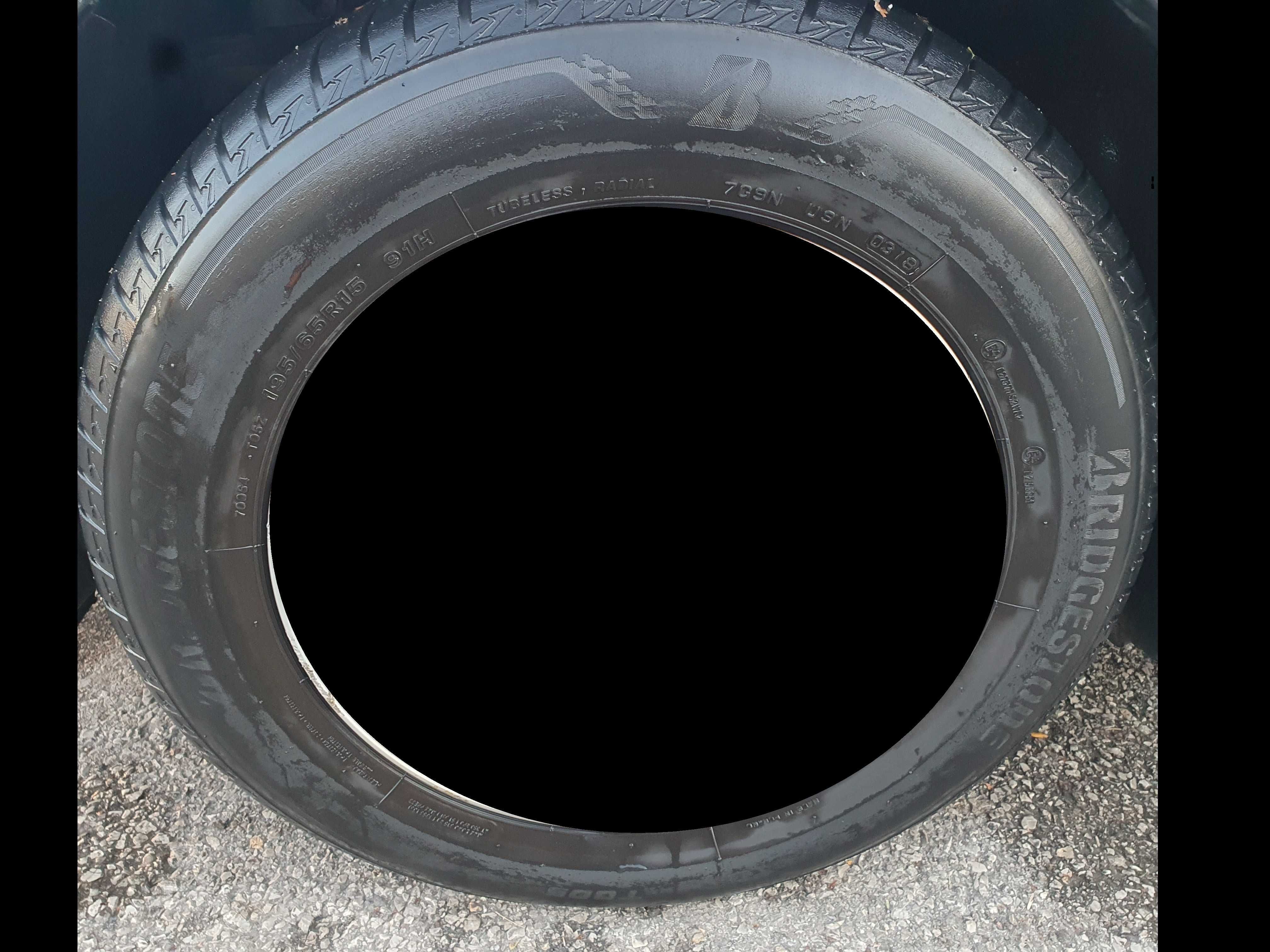 Общо 40 лв: Летни гуми Bridgestone Turanza T005 195/65/15 DOT 0318