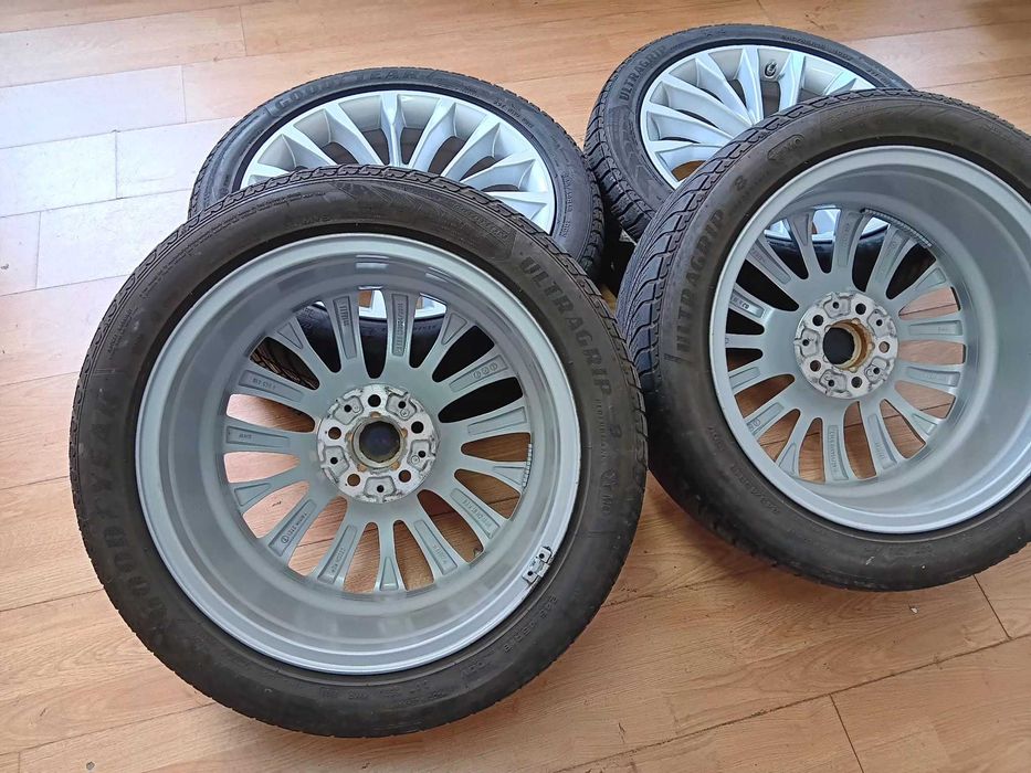 Jante 18 BMW seria 5 G30 G31 G38 cu senzori anvelope MS 245 45 R18 OEM