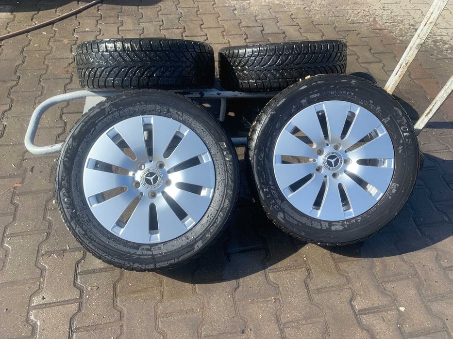 Jante Mercedes C Class  W205 Anvelope Iarna Bridgestone 205 60 16