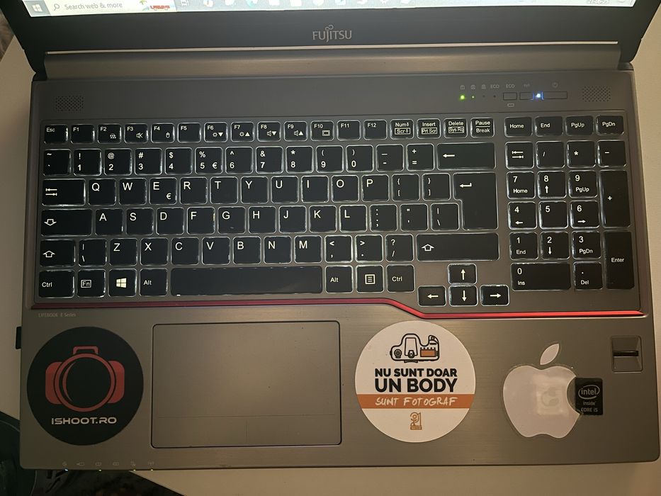 Laptop Fujitsu Lifebook E754 – i5, 16GB RAM, SSD 500
