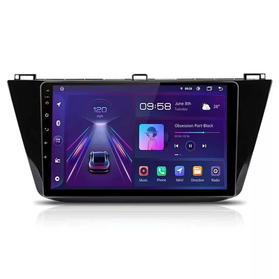 Navigatie Dedicata Volkswagen Tiguan, 10Inch, Bluetooth, Carplay