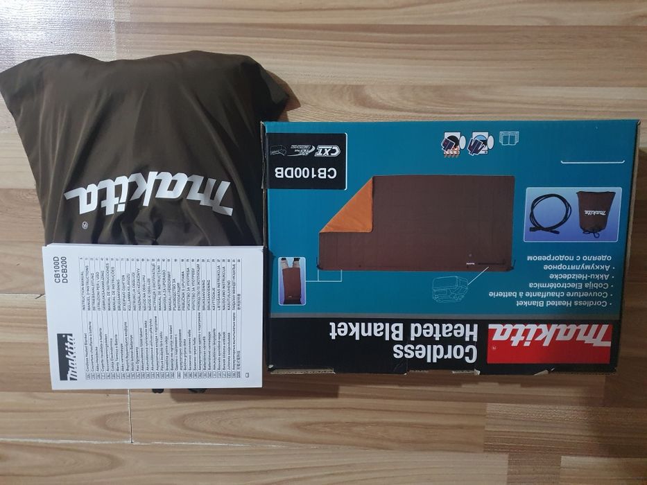Vind pătură cu încălzire Makita 12V
