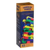 Tumblin' Tower /Turn din 48 piese colorate lemn